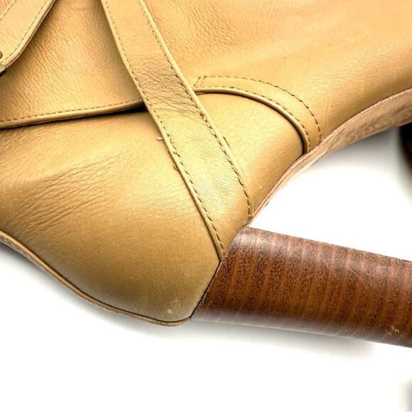 Paige Camille Leather Boot Tan Size 8.5 - Picture 14 of 16